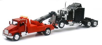 Kenworth T300 Tow Truck with Kenworth W900 Cab