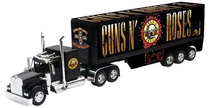 Kenworth W900 Truck with Dry Van "Guns N Roses"