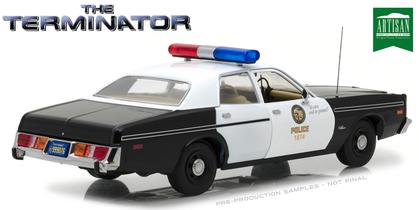 Dodge Monaco 1977 "Metropolitan Police - Terminator" With T-800 endoskeleton Figure
