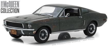 Ford Mustang GT 1968 "Unrestored Bullitt - Detroit Auto Show 2018 - Steve Mcqueen"