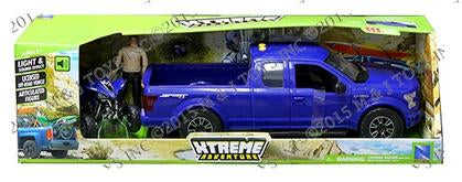 Ensemble Ford F-150 &amp; Yamaha ATV 1:14 (Plastique)