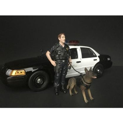 Figure Police K9 Unit I (With dog)