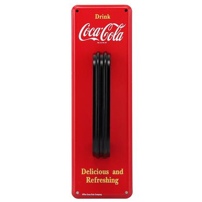 COCA-COLA PLATED DOOR HANDLE 3"x11"