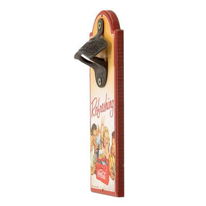 REFRESHING COCA-COLA BOTTLE OPENER 3.5"x8"