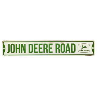 Embossed John Deere Street Sign
