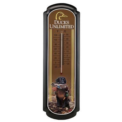 DUCKS UNLIMITED OVERSIZED THERMOMETER 8.5"x27"