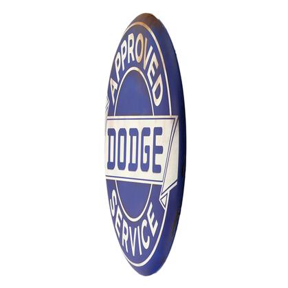 DODGE SERVICE TIN BUTTON SIGN 24"x24"