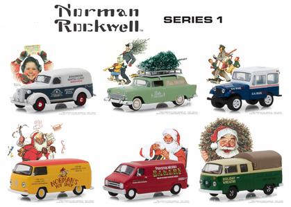 Norman Rockwell Delivery Vehicles Series 1 Set