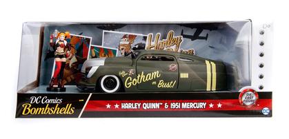 Mercury 1951 with Harley Quinn Figure DC Comics Bombshells
