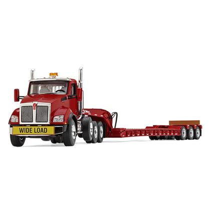 Kenworth T880 with Tri-Axle Lowboy Trailer