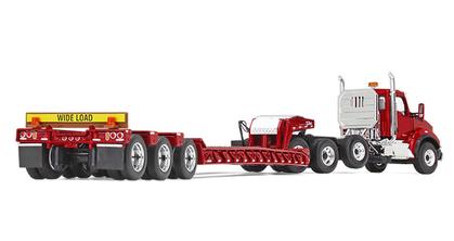 Kenworth T880 with Tri-Axle Lowboy Trailer