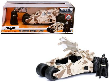 "THE DARK KNIGHT" BATMOBILE W/BATMAN DIECAST FIGURE CAMO VERSION