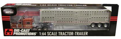 Peterbilt 379 70" Sleeper Truck with Wilson Tri-Axle Livestock Trailer