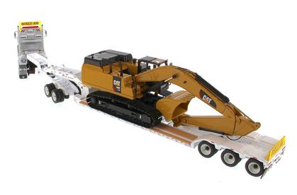 International HX520 Tandem Day Cab Tractor with XL 120 HDG Lowboy Trailer and Cat 349F L XE Hydraulic Excavator