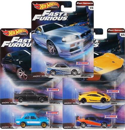 Hot Wheels 1:64 Fast and Furious Set