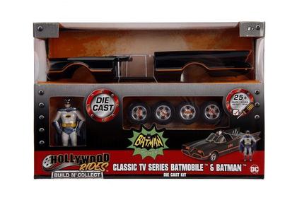 Batmobile Tv Series with Batman &amp; Robin Figure &quot;Model-Kit Build n Collect&quot; Hollywood rides