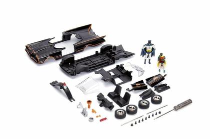 Batmobile Tv Series with Batman &amp; Robin Figure &quot;Model-Kit Build n Collect&quot; Hollywood rides