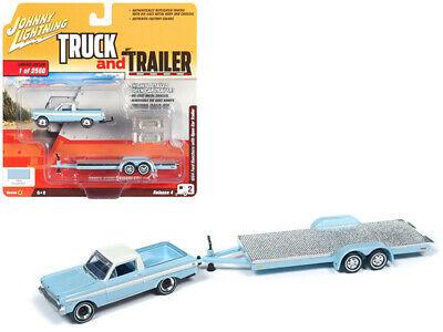 1964 Ford Ranchero with Open Car Trailer