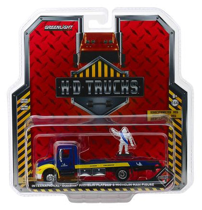 2013 International Durastar Flatbed Truck with Michelin Man Figure &quot;Michelin Service Center&quot; &quot;Heavy Duty Trucks Series 15&quot; 