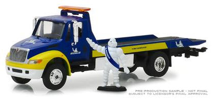 2013 International Durastar Flatbed Truck with Michelin Man Figure &quot;Michelin Service Center&quot; &quot;Heavy Duty Trucks Series 15&quot; 