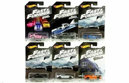 Hot Wheels 1:64 Basic Fast &amp; Furious A Assortment 6 Style Diecast