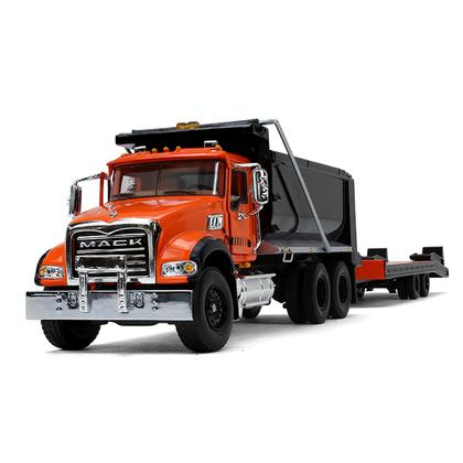Mack Granite Dump Truck with Beavertail Trailer