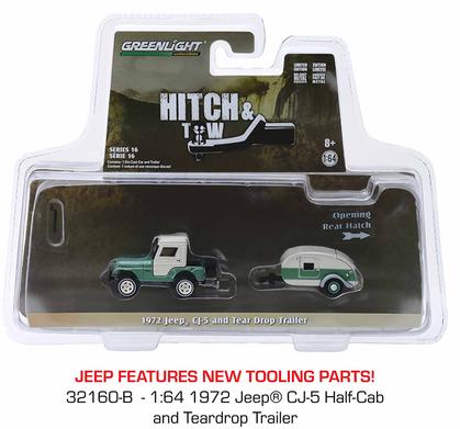 1972 Jeep CJ-5 Half-Cab and Teardrop Trailer "Hitch and Tow Series 16"