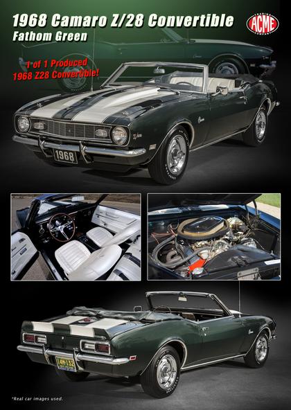 Chevrolet Camaro Z/28 1968 Convertible * VOIR NOTE