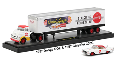 1957 Dodge COE and 1957 Chrysler 300C  "Coca-Cola"
