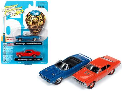 Dodge Coronet 1969 &amp; Chevrolet Nova SS 1969 Set