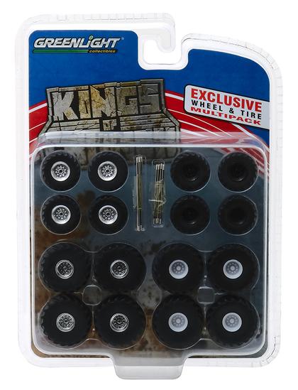 Kings of Crunch Wheel &amp; Tire Pack - 16 Wheels, 16 Tires, and 8 Axles