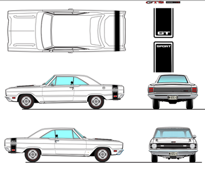 Dodge Dart GTS 440 1969 "Nice Car Collection 