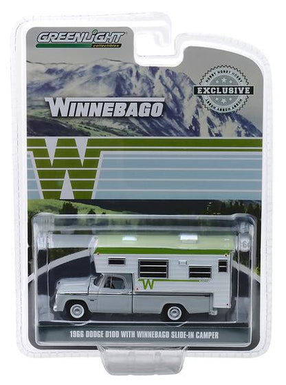 Dodge D-100 1966 with Winnebago Slide-In Camper 