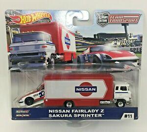 Hot Wheels 1:64 Team Transport "D" - Nissan Fairlady Z Sakura Sprinter
