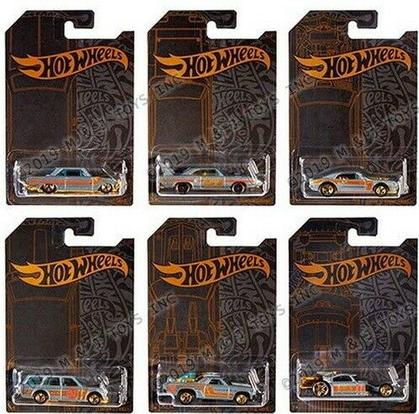 2019 Hot Wheels 51st Anniversary Satin &amp; Chrome Series Set of 6