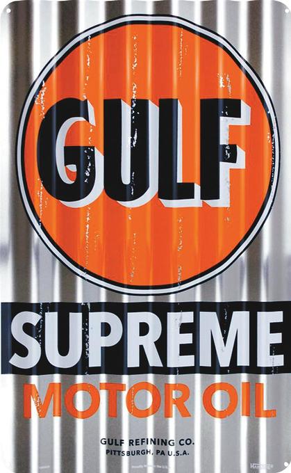 Gulf Supreme Corrugated Large Sign