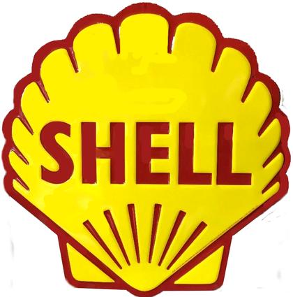 Shell Pecten Large Die Cut Sign 24" XXL