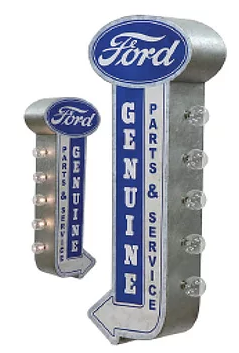 ENSEIGNE LUMINEUSE DOUBLE FACE Ford Service