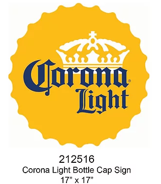 Coronal Light Bottle Cap 17"