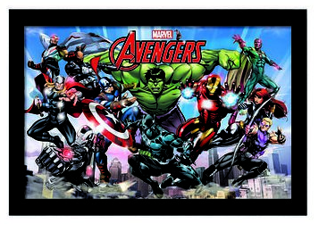 Cadre 11"x17" Marvel Avengers Squad