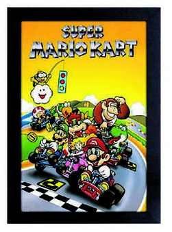 Cadre 11&quot;x17&quot; Super Mario Kart