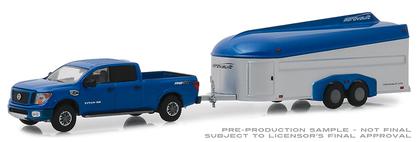 2018 Nissan Titan XD Pro-4X and Aerovault MKII Trailer  Hitch and Tow Series 17