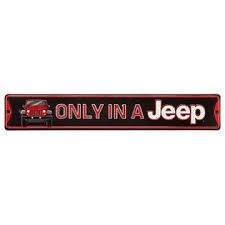 Only in a JEEP street sign