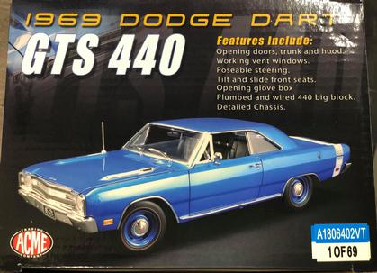 Dodge Dart GTS 440 1969 avec toit vinyl-with vinyl top (Numéro 69 of 69-Number 69 of 69)