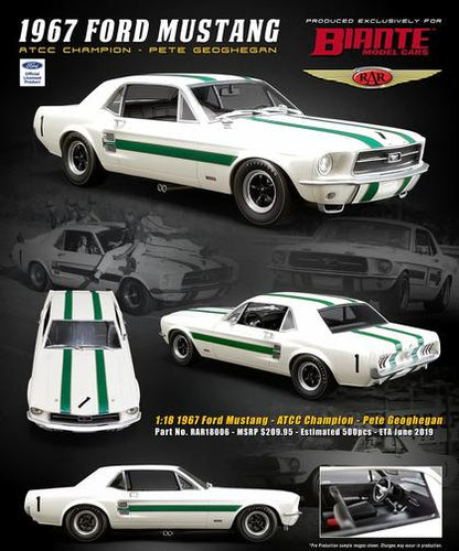 Ford Mustang 1967 ATCC Champion Ian Pete Geoghegan