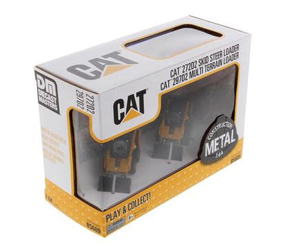 Caterpillar 272D2 Skid Steer Loader and Caterpillar 297D2 Compact Track Loader with Accessories