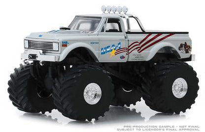 Chevrolet K-10 1970 Monster Truck with 66-Inch Tires "USA-1" Kings of Crunch Series