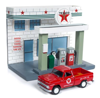 Chevrolet Pickup 1965 &amp; Diorama "Texaco" 