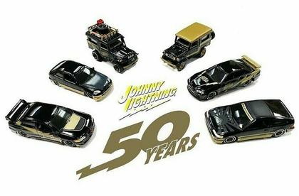 Ensemble JOHNNY LIGHTNING 50th ANNIVERSARY IMPORT CARS
