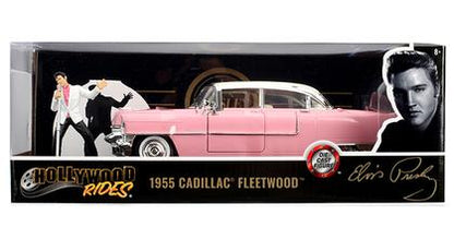Cadillac Fleetwood 1955 "Pink Cadillac" with Elvis Figure